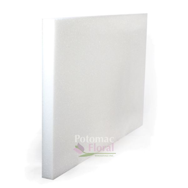 XPS Craft Foam Sheet - White - 2'' x 24'' x 36 - Potomac